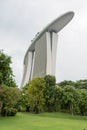 Marina Bay Sands hotel view Singapore. 15 December 2017