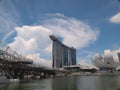 Marina Bay Sands (MBS) Royalty Free Stock Photo