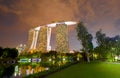 Marina Bay Sands Resort Royalty Free Stock Photo