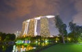 Marina Bay Sands Resort Royalty Free Stock Photo