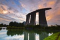 Marina Bay Sands Resort Royalty Free Stock Photo