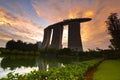 Marina Bay Sands Resort Royalty Free Stock Photo