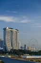 Marina Bay Sands And Singapore Flyer