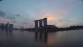 Marina Bay Sands and Singapore Flyer Timelapse