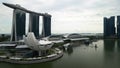 Marina Bay Sands Singapore hotel view in the daytime