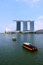 Marina bay sands of singapore Royalty Free Stock Photo