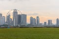 MARINA BAY SANDS, SINGAPORE - May 23, 2017: Singapore Flyer view Royalty Free Stock Photo