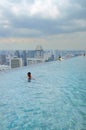 Marina Bay Sands SkyPark Royalty Free Stock Photo