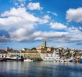 Marina with boats in Penzance, UK