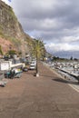 Marina in Calheta Royalty Free Stock Photo