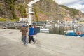 Marina in Calheta Royalty Free Stock Photo