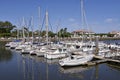 Marina of Capbreton in France Royalty Free Stock Photo