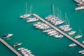 Marina in Castellammare del Golfo in Sicily Island, Italy Royalty Free Stock Photo