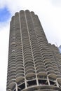 Marina City is a complex of two 60-story towers built Royalty Free Stock Photo