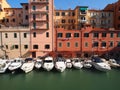 Marina in the city of Livorno, Tuscany, Italy Royalty Free Stock Photo