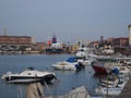 Marina in the city of Livorno, Tuscany, Italy Royalty Free Stock Photo