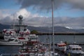 Ship housing a weather station in Reykjavik