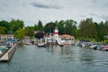 Marina at Cooperstown New York Royalty Free Stock Photo