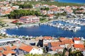 Marina of the Croatian seaside town