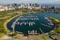 Marina da Gloria in Rio de Janeiro Aerial View