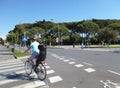 Marina di Bibbona, Livorno. Streets of the town in the summer, urban.