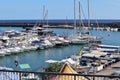 Marina di Camerota - Scorcio del porto dalla terrazza del Lungomare Trieste