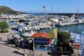 Marina di Camerota - Scorcio del porto dalla terrazza di Lungomare Trieste