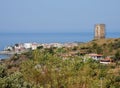 Marina di Camerota seen from above