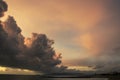 le nuvole al tramonto Royalty Free Stock Photo
