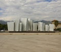 Le Vele monument in white carrara marble