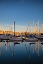 Marina Dock at Sunrise in San Diego California