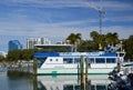 Marina in Downtown Sarasota, Florida Royalty Free Stock Photo