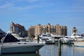 Marina in Downtown Sarasota at the Gulf of Mexico, Florida Royalty Free Stock Photo