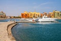 Marina. El Gouna, Egypt Royalty Free Stock Photo