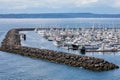 Marina in Elliott Bay Royalty Free Stock Photo