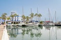 The marina in Estepona Royalty Free Stock Photo