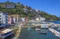 Marina Grande harbor located in Sorrento, Italy