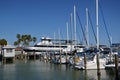 Marina at the Gulf of Mexico, Clearwater Beach, Florida Royalty Free Stock Photo