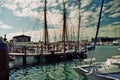 Marina at the Gulf of Mexico in Key West on the Florida Keys Royalty Free Stock Photo