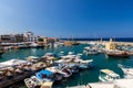 Marina harbour and port with yachts in Kyrenia Girne, North Cyprus