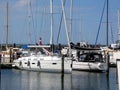 The marina of Hohe Duene (Germany) Royalty Free Stock Photo