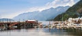 Marina in Horseshoe Bay in West Vancouver.