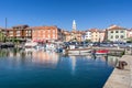 The marina in Isola Slovenia Royalty Free Stock Photo