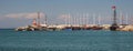 Marina in Kemer, Turkey. Royalty Free Stock Photo