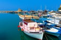 Marina and Kyrenia Castle Royalty Free Stock Photo