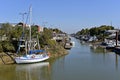 Marina of La Tremblade in France