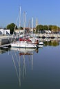 Marina of La Tremblade in France