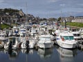 Marina of Le Treport in France Royalty Free Stock Photo