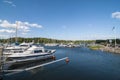 Marina with leisure boats Grisslehamn