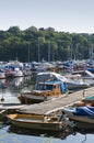 Marina with leisureboats Stockholm